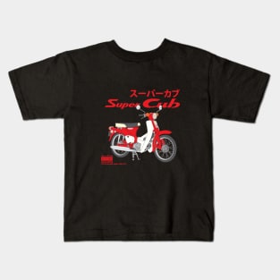 The classic 1970's Honda Super Cub C70 Kids T-Shirt